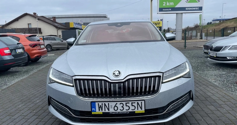 Skoda Superb cena 84900 przebieg: 145000, rok produkcji 2021 z Zator małe 352